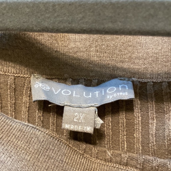 Evolution by Cyrus off the shoulder sweater 2X - Picture 5 of 7